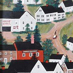 Charlie and Jan Munro Collaborative Oil on Panel “Nantucket Harbor”
