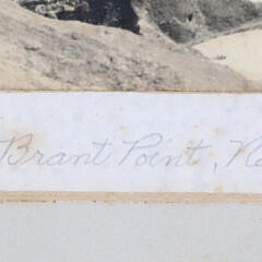 William W. Coffin Pencil Signed Colored Photograph “Rounding Brant Point, Nantucket”
