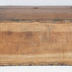 Chinese Export Partner’s Brass Bound Camphor Wood Trunk, 19th Century