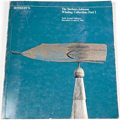 Four Sotheby’s Auction Catalogs: Barbara Johnson Whaling Collection Part I, II, III, IV