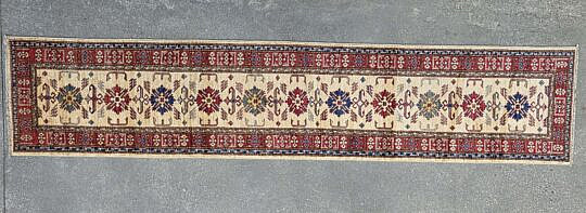 2364-54 Kazak Oriental Carpet Runner A