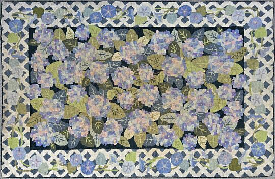 2369-54 Claire Murray Hydrangea Rug A