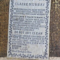 Claire Murray Hydrangea Pattern Hooked Rug