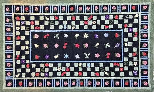 2370-54 Claire Murray Strawberry Rug A