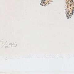 Set of Three Albertus Seba Cabinet of Natural Curiosities Limited Edition Lithograph Reprints