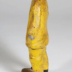 Antique Painted Cast Iron Old Salt Doorstop