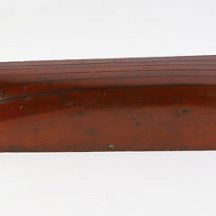 Vintage Mahogany 8-Lift Half Hull Model