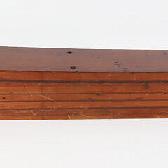 Vintage Mahogany 8-Lift Half Hull Model