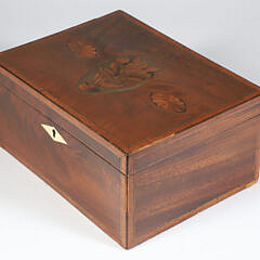 Mahogany Jewelry Box, 19th Century