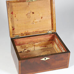 Mahogany Jewelry Box, 19th Century