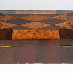 Bird’s Eye Maple and Mahogany Lift Top Box