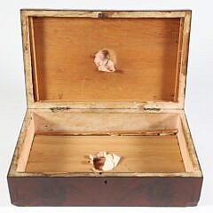 Bird’s Eye Maple and Mahogany Lift Top Box