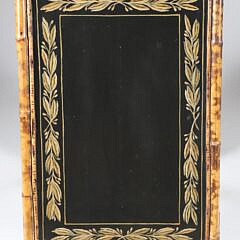 Antique Two-Tier Bamboo Stand