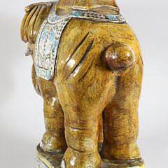 Vintage Italian Elephant Garden Stool