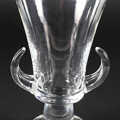 Signed Steuben Crystal Vase