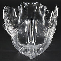 Signed Steuben Grotesque Glass Bowl