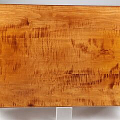D. R. Dimes Tiger Maple Rectangular Coffee Table