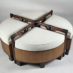 30-4565 Palecek Coffee Table Ottoman A