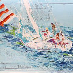 Leroy Neiman Limited Edition Serigraph “Nantucket Sailing”, circa 1980