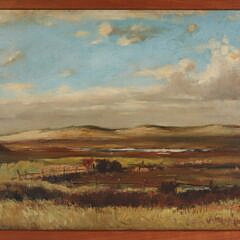 39-5370 W.F. Macy Oil Nantucket Landscape A IMG_9792 2
