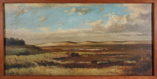 39-5370 W.F. Macy Oil Nantucket Landscape A IMG_9792 2