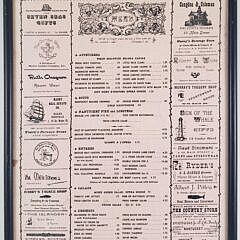 4120-955 Opera House Menu A