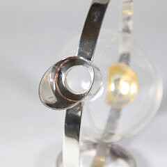 Christofle Silver Plate and Glass “Fedelio” Decanter, circa 1990s