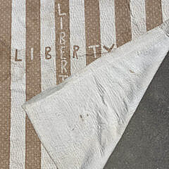 Rare Red, White and Blue Patriotic “Liberty” Quilt, mid 19th Century
