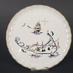 4095-955 Nantucket Map Plate A