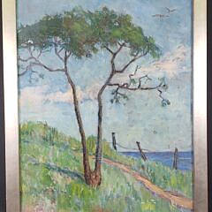 George Lear Oil on Canvas “Nantucket Pine”, Painting