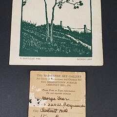 George Lear Oil on Canvas “Nantucket Pine”, Painting
