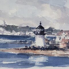 4109-955 David Lazarus Watercolor A