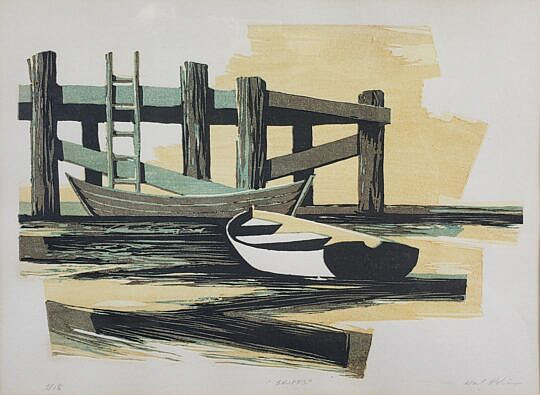 4110-955 Hal Polin Woodblock A