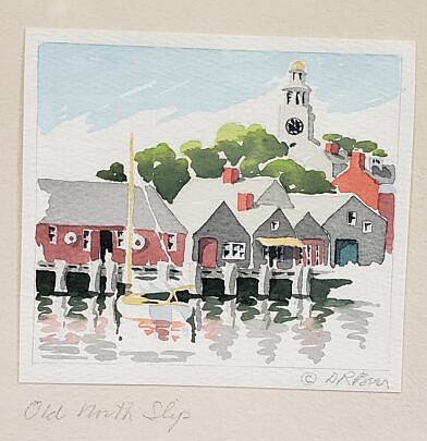 4112-955 Doris Richard Beer Watercolor A