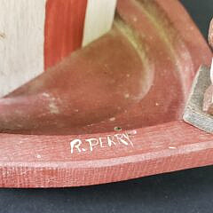 American Folk Art Carved and Painted Noah’s Ark Set, 20th century