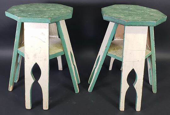 4118-955 Art Deco Stools A
