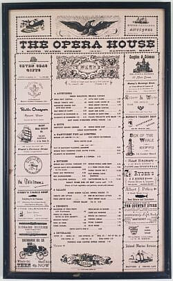 4120-955 Opera House Menu A