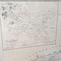 Antique Edward Blunt Map, “The North Eastern Coast of North America”, Chart