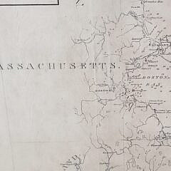 Antique Edward Blunt Map, “The North Eastern Coast of North America”, Chart