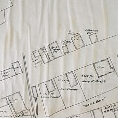 Antique/Vintage Nantucket Accessors Street Map, 20th century