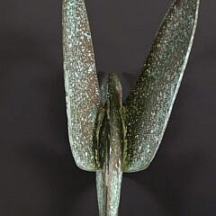 Vintage Figural Humming Bird Copper Weathervane, 20th century