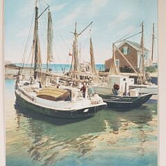Scarce H. Marshall Gardiner Original Hand Colored Photograph