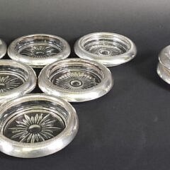 4146-955 Sterling Silver Coasters A