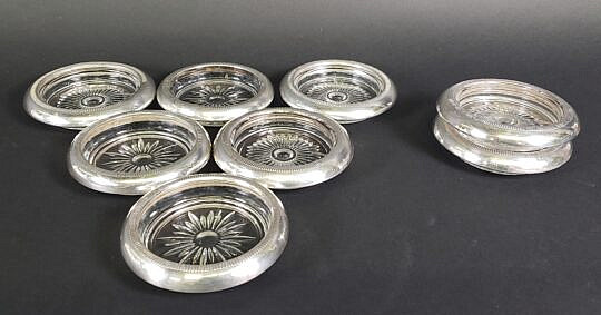 4146-955 Sterling Silver Coasters A