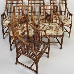 4149-955 Mcguire Bamboo Chairs A