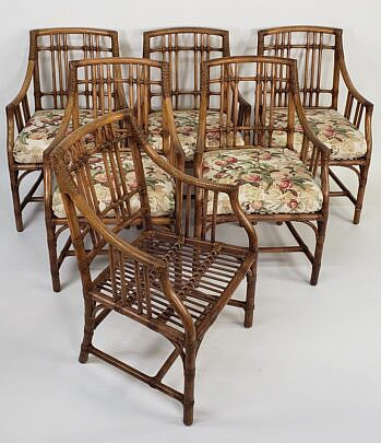 4149-955 Mcguire Bamboo Chairs A