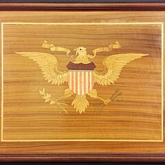 4151-955 Inlaid Eagle Plaque A