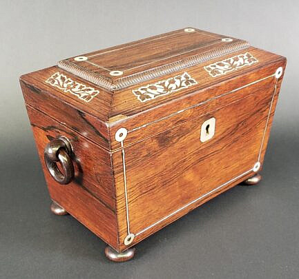 4152-955 Inlaid Tea Caddie A