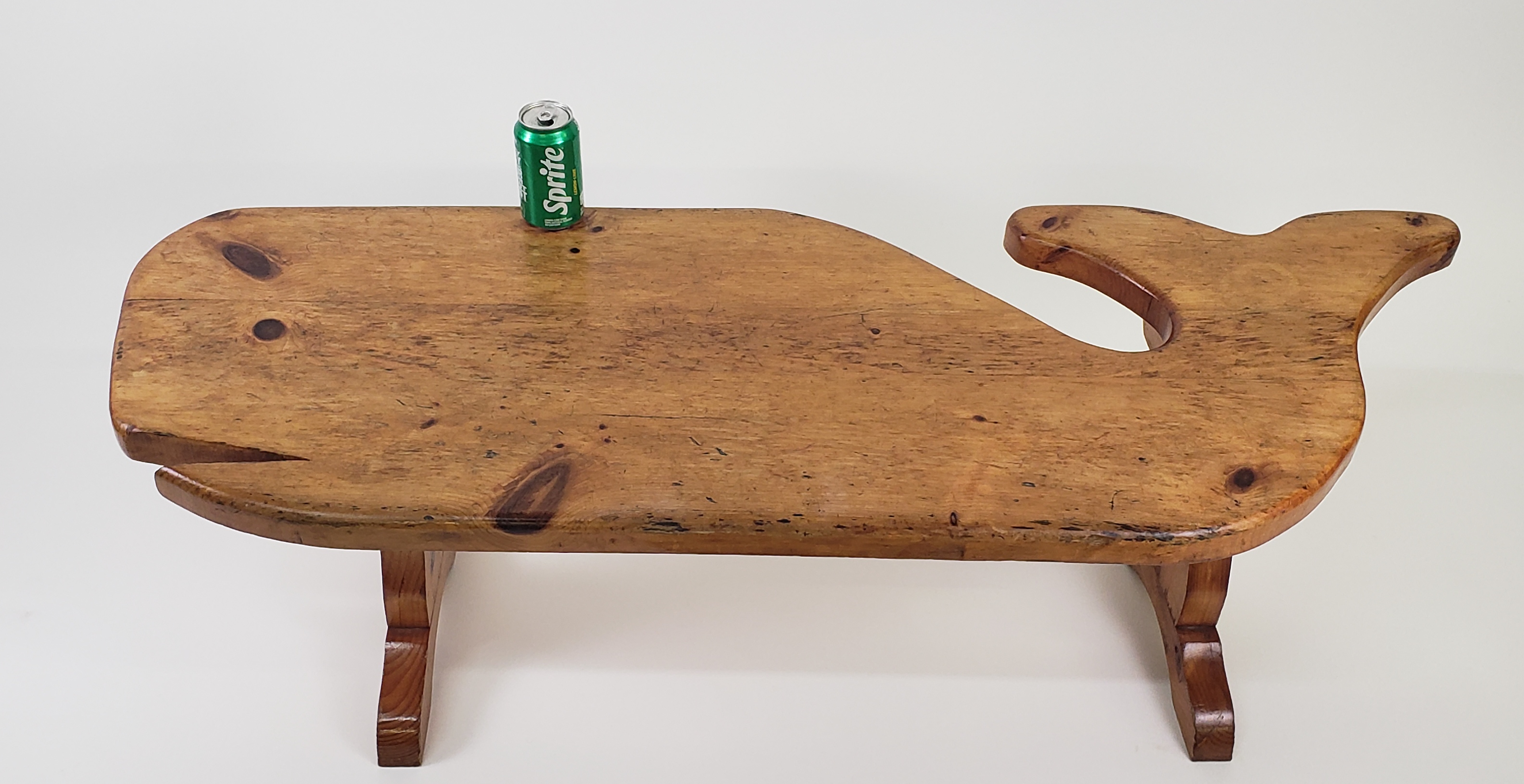 Vintage Folk Art Sperm Whale Coffee Table - Vintage Folk Art