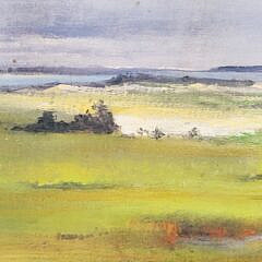 Peter Layne Arguimbau Nantucket Oil on Canvas, “Polpis Harbor”, Painting